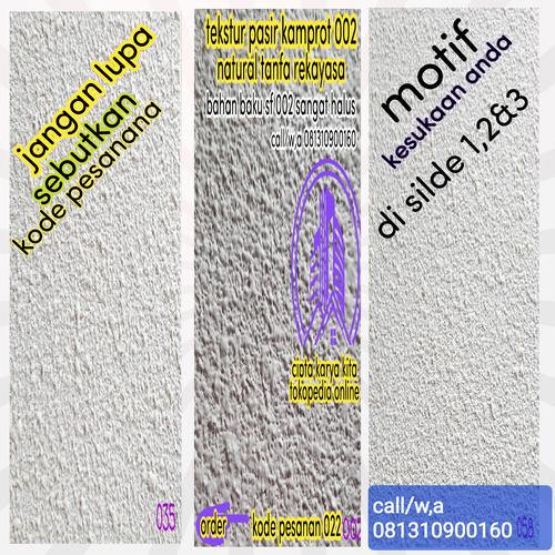 Jual cat tembok/cat tekstur pasir kamprot (natural) 1kg harga grosir