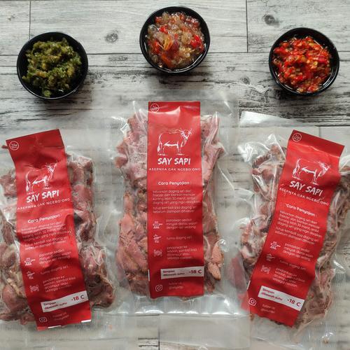 Gambar SAY SAPI - Se'i Sapi/ Daging Asap/ Sei Sapi 250 Gram - Luat dari Area 29 Jakarta Selatan Tokopedia
