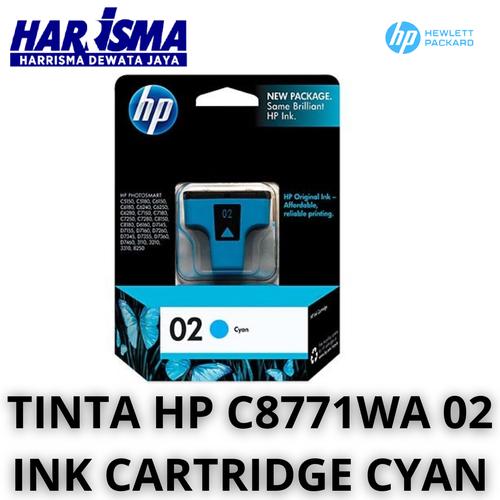 TINTA HP C8771WA 02 INK CARTRIDGE CYAN 