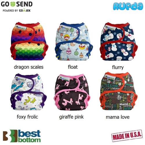 Best Bottom Snap Cover Cloth Diaper Made in USA Popok Kain Clodi Dragon  Scales di Asibayi Tokopedia