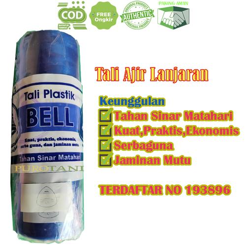 Gambar Lanjaran Plastik Salaran Pertanian Gawar Tanaman Plastik Biru Cap BELL dari Purotani.ID Kab. Purworejo Tokopedia