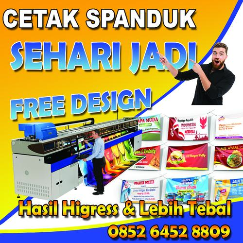 Jual CETAK MURAH Banner Spanduk Backdrop Baliho Flexi 300 / 380 GSM