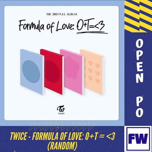 Jual Twice Formula of Love: O + T = ♡ - The 3rd Full Album Official ...