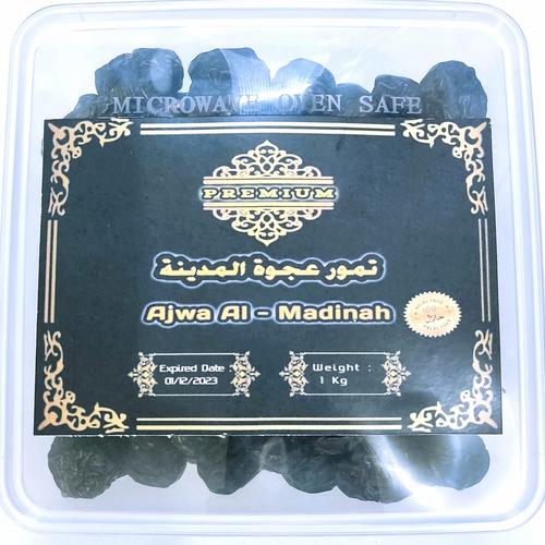 Gambar Kurma Nabi/Ajwa Jumbo Super Jumbo 500gr dari Jeddah kurma Jakarta Timur Tokopedia