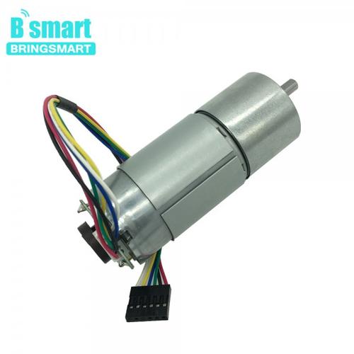 Jual Motor DC Gearbox 12V Torsi 8kg with Speed Encoder 37GB540 Kota