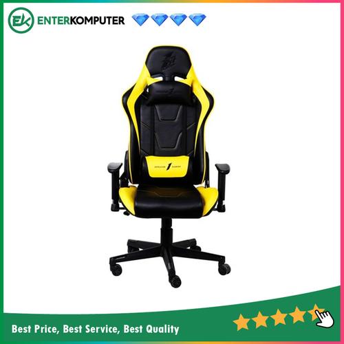 Foto Produk 1STPLAYER GAMING CHAIR FK2 - BLACK YELLOW - Comfort dari Enter Komputer Official