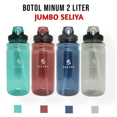 Jual Botol Tumbler Minum Seliya 2 Liter Jumbo / Tempat Minum Besar 2lt ...