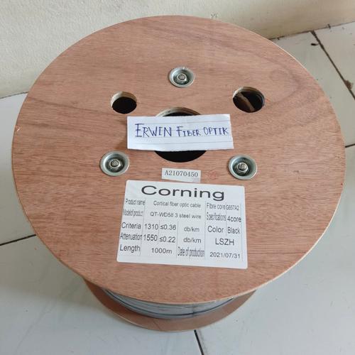 Jual Kabel Dropcore 4core 3seling merk corning 1KM / 4 core 3 seling ...