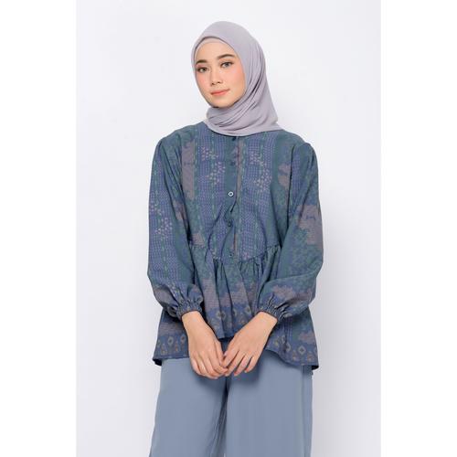 Gambar ZM Zaskia Mecca - Deza Navy Blouse - Edisi Mandalika - XL dari Zaskia Mecca Official Kab. Bekasi Tokopedia