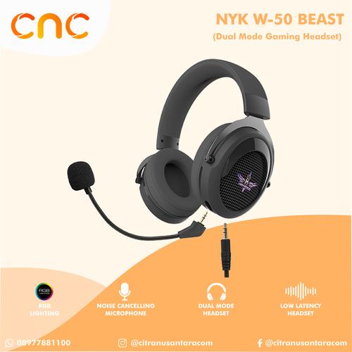 Jual NYK W-50 BEAST Dual Mode Headset 