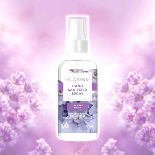 Jual Klarens calming musk hand sanitizer spray 60ml Kota Tangerang