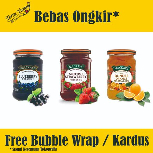 Jual Selai Mackays 340 Gram (Berbagai Varian) Blueberry Jakarta