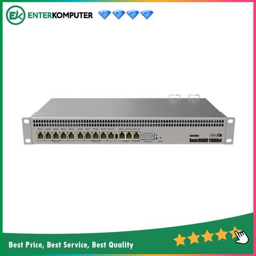 Controller Router Rb1100dx4 Promo Mikrotik RB1100DX4 1U Rackmount Router 13 Port 10/100/1000 Lev.6 ...