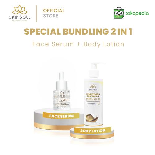Gambar Skin Soul Paket Bundling - 24K Snail Gold Face Serum & Lotion dari SKINSOUL OFFICIAL STORE Jakarta Barat Tokopedia