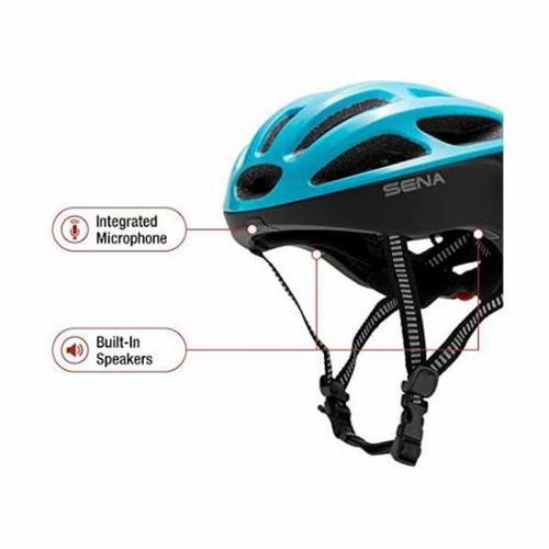 PROMO SENA R1 BLUE SMART CYCLING HELMET 