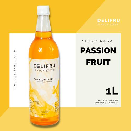 Promo Delifru Syrup Passion Fruit Sirup Markisa 1 Liter Delifru