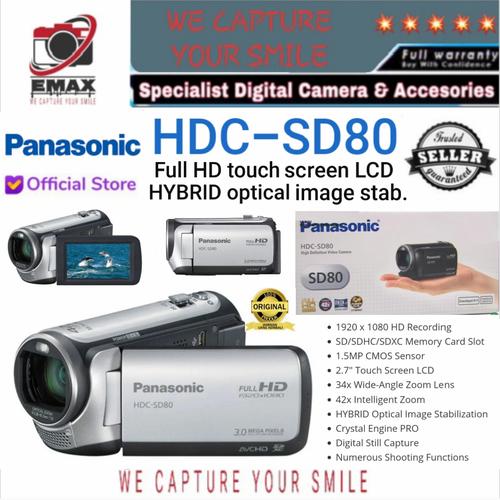 Jual Panasonic HDC SD80 Camcorder Full 
