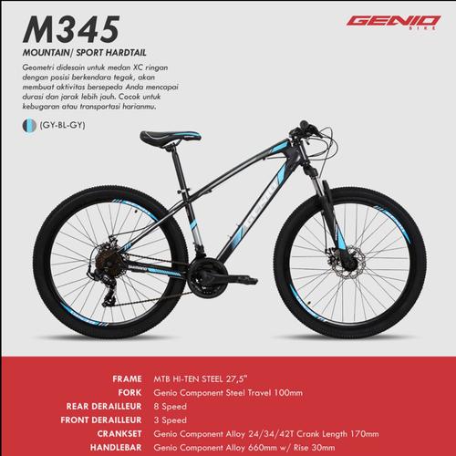 Sepeda Gunung - MTB Bike Genio M345 
