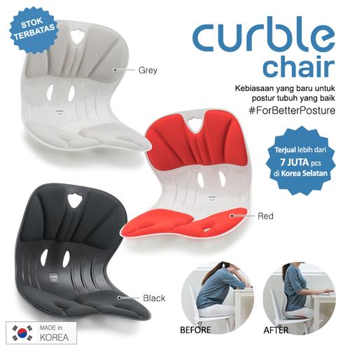 Gambar CURBLE CHAIR / Kursi Penopang Badan / Kursi Anti Bungkuk - Merah2Pcs dari NEOHAUS Official Kota Tangerang Tokopedia