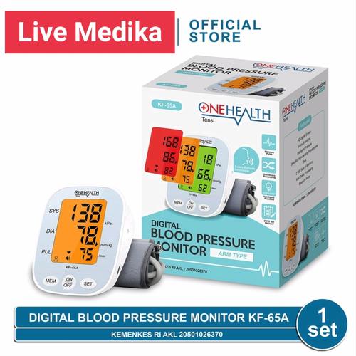 Jual Tensimeter Digital Onehealth KF65A / Blood Pressure Monitor