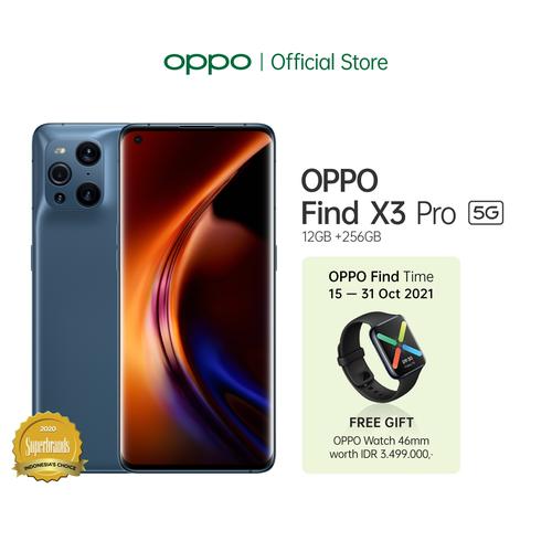 Foto Produk OPPO FIND X3 PRO Smartphone 12GB/256GB (Garansi Resmi) - Biru dari OPPO OFFICIAL STORE