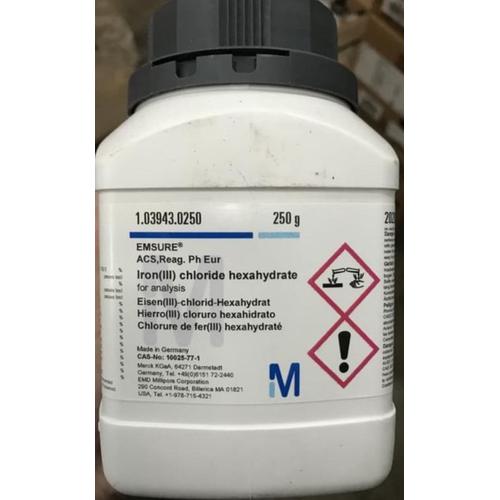 Jual Iron III chloride, 250 gr, Merck 1.03943.0250 Jakarta Selatan
