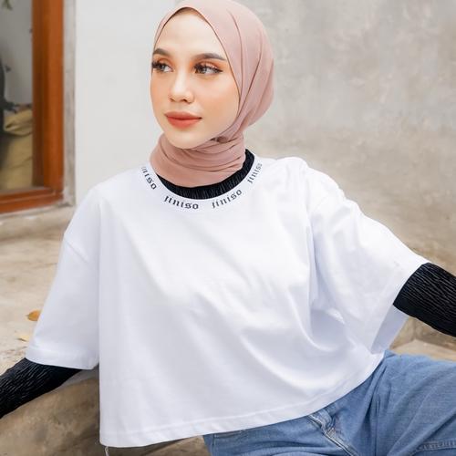 Promo JINISO Crop Top JNSO Round Neck 