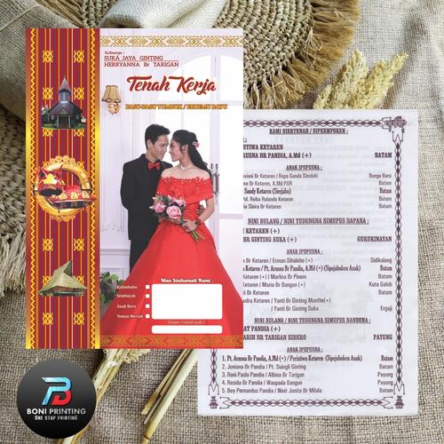 Jual Undangan Karo Elegan - Kota Batam - Percetakan Boni Printing