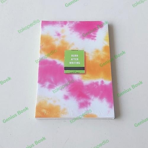 Jual Burn After Writing Tie Dye Kota Tangerang Genius Book Tokopedia
