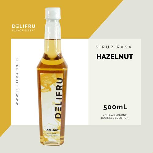 Promo Delifru Syrup Hazelnut Sirup Hazelnut 500 ml Delifru