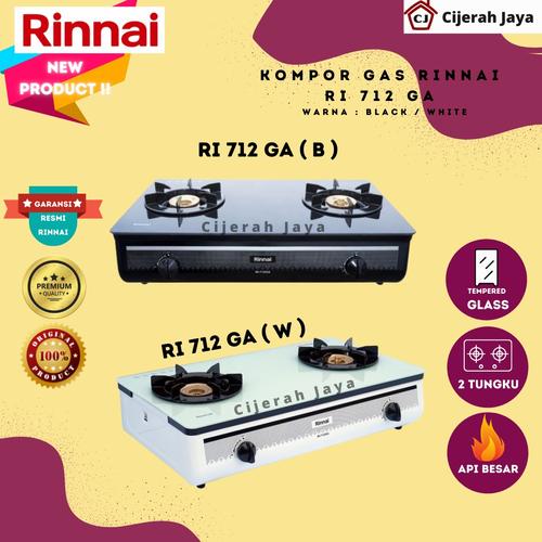 Jual Rinnai Ri 712 Gab Rinnai Kompor Gas 2 Tungku Kaca Ri 712gab Ri712gab Gosend Kota Bandung Tb Cijerah Jaya Tokopedia