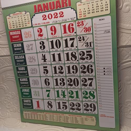 Gambar Kalender Kerja Warna dari Dunsanak Bana Jakarta Barat Tokopedia