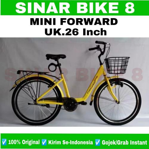 Jual Sepeda Mini Keranjang Dewasa 26 Inch FORWARD City Bike BONUS JALU -  Kuning - Kota Tangerang - Sepeda Sinar Bike 8 | Tokopedia
