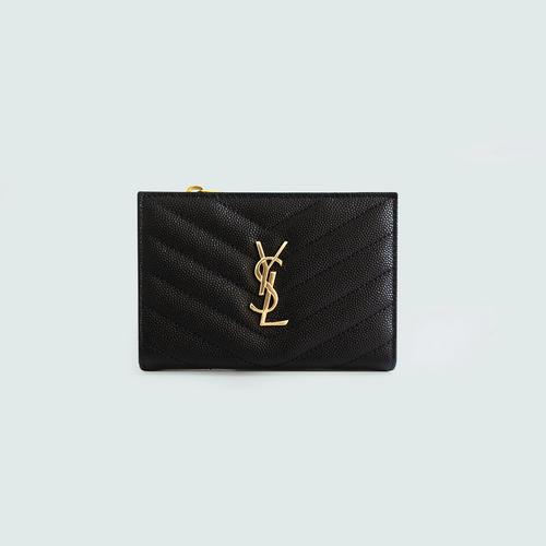 ysl white wallet
