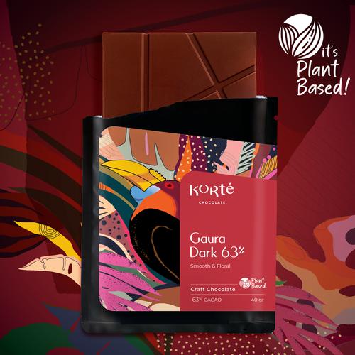 Gambar Korte Gaura Dark Chocolate Bar dari Korte Chocolate Kota Surabaya Tokopedia