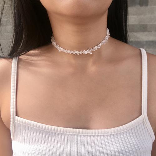 Jual Dainty Clear Quartz Necklace 