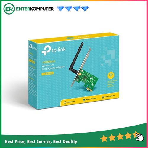 Gambar TP - Link 150 Mbps Wireless N PCI Express Adapter - TL-WN781ND dari Enter Komputer Official Jakarta Pusat Tokopedia