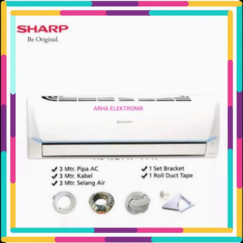 Jual ac sharp 3/4 pk low watt thailand 7say +pasang dan instalasi ...