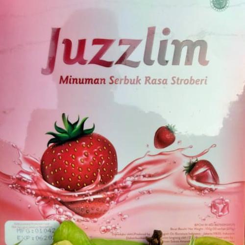 Gambar juzzlim minuman fiber serbuk rasa strawberry untuk melancarkan BAB dari toko masruroh Jakarta Pusat Tokopedia