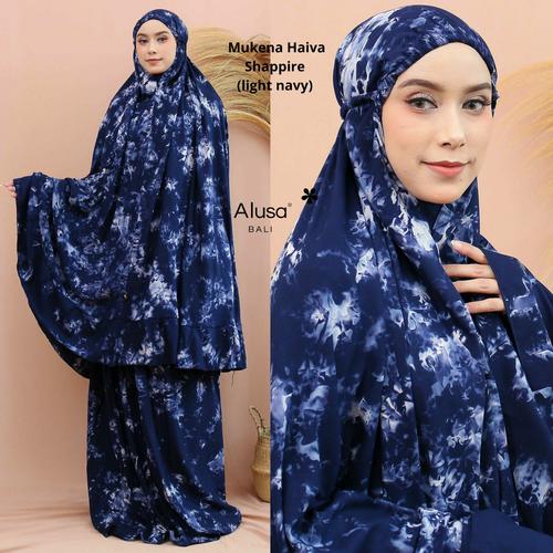 Gambar Original Mukena Bali Jumbo Alusa Haiva Shappire dari Pusat Mukena Bali Official Kota Denpasar Tokopedia