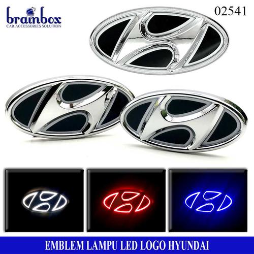 Jual HIGH QUALITY Car Logo Light Hyundai Emblem Mobil Lampu Car Logo ...
