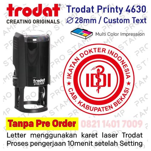 Jual Stempel Otomatis / Self Ink Trodat 4630 / Custom - Karet Runaflex ...