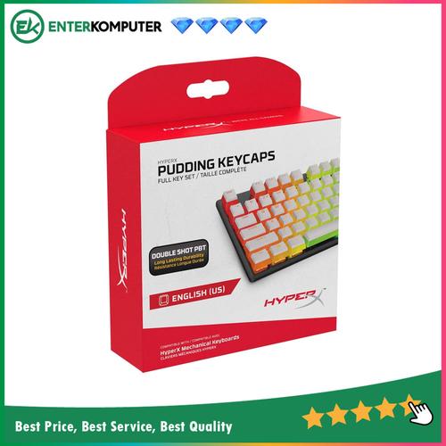 Jual Kingston HyperX Pudding Keycaps Full Key Set White Jakarta