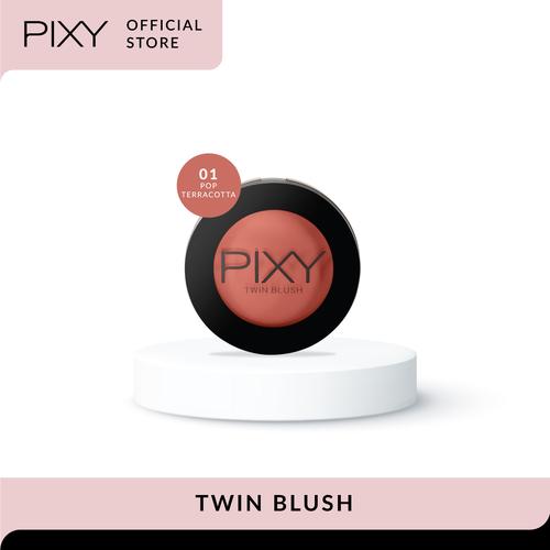 Gambar PIXY Twin Blush Pop Terracotta 01 - Blush On dari Pixy Official Store Tokopedia