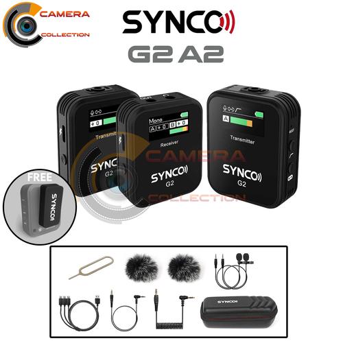 Microphone, G2(a2 SYNCO G2A2 2.4GHz Wireless Lavalier Mikrofon - Funk-Ansteckmikro Für Kamera & Camcorder Funk Lavalier Mikrofon