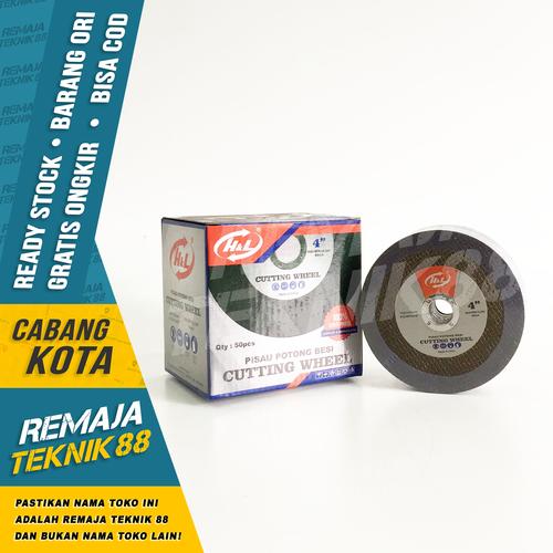 Jual CUTTING WHELL H&L 4 INCH / BATU POTONG GERINDA 105x1x16 MM ...
