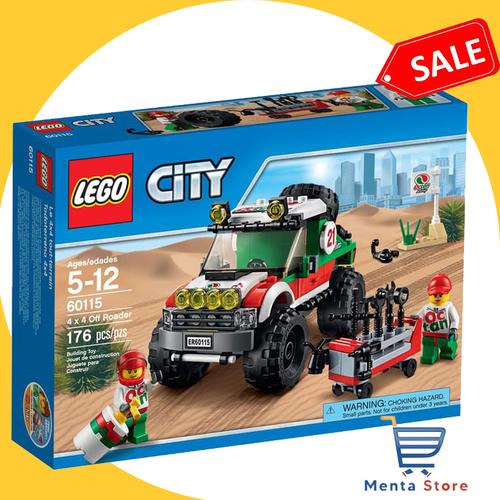 Jual LEGO CITY 60115 x Off Roader Race Driver Mechanic Mobil