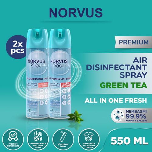 Gambar Green Tea 2x 550ml Air Disinfectant Spray - NORVUS dari Norvus Indonesia Jakarta Barat Tokopedia