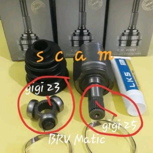 Jual Cv Joint Dalam As Roda Depan Dalam Honda Brv Matic Jakarta Utara