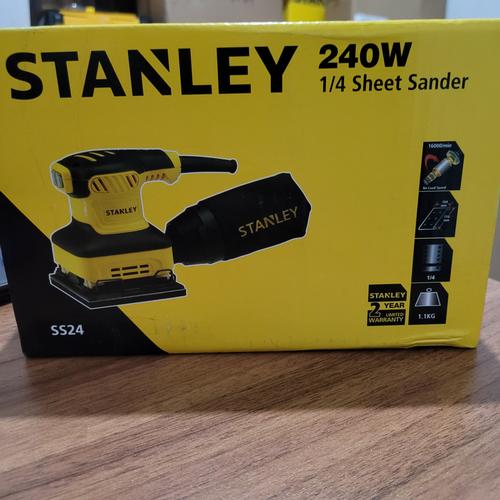 STANLEY SS24 1/4 SHEET SANDER/MESIN AMPLAS STANLEY SS24 di Zidan Al-fatih  Tools Tokopedia
